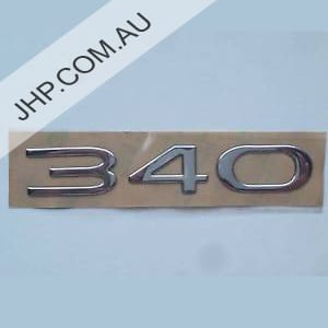 Genuine HSV VF GEN-F / GEN-F2 Tailgate Badge – Chrome ‘340’ For R8 Maloo