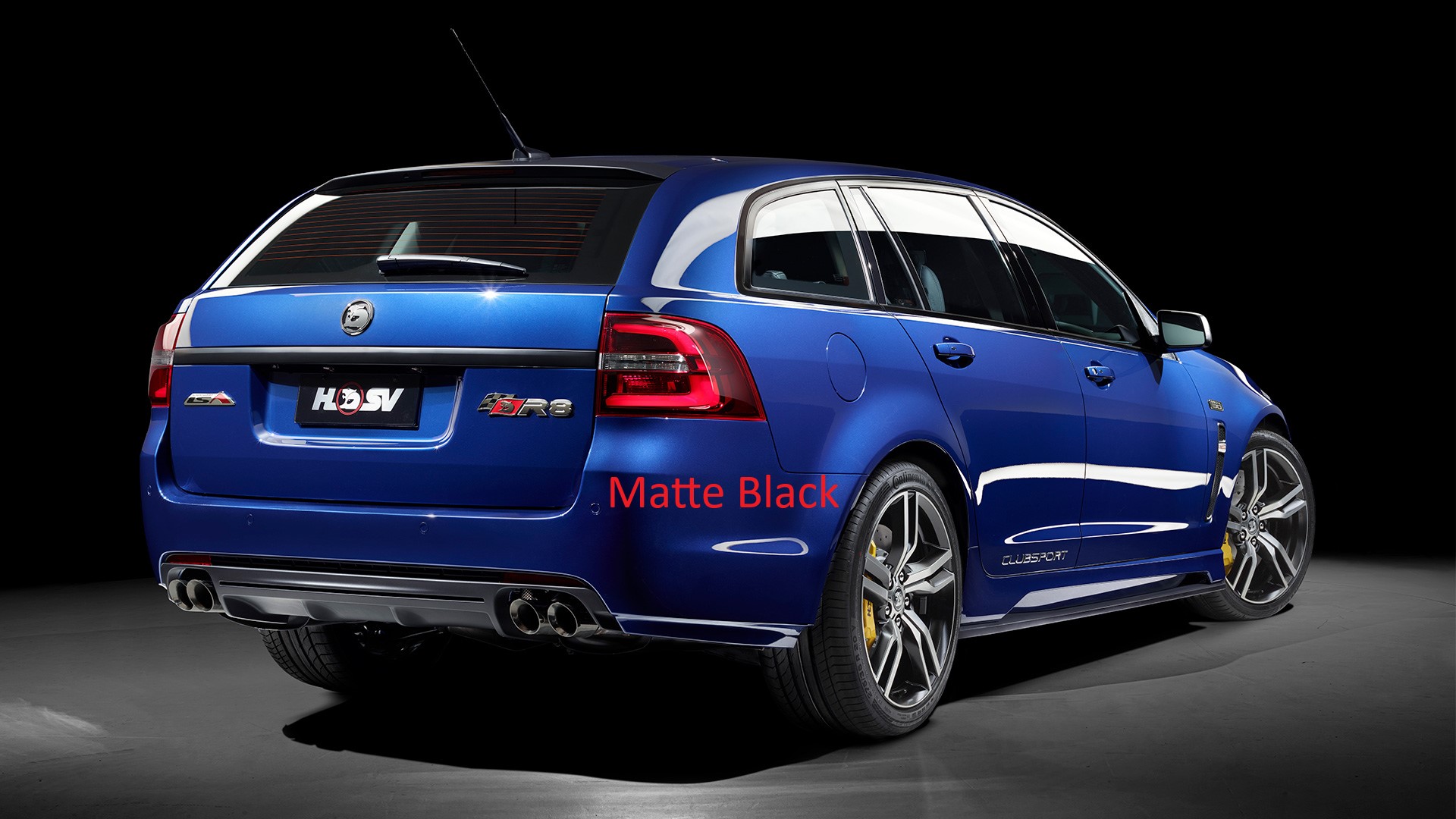 Genuine GM / HSV VE VF Commodore Wagon Tailgate Black Moulding JHP