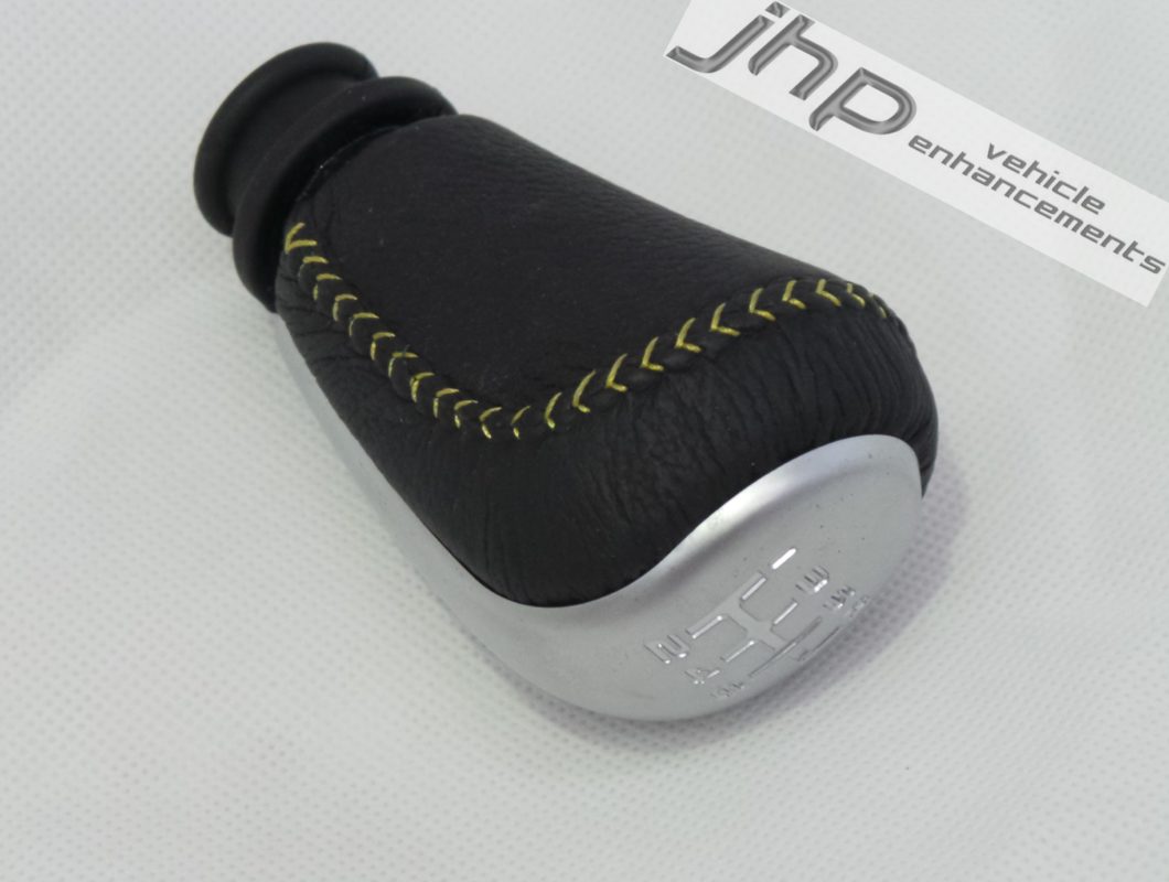 COLOUR STITCHED LEATHER REPLACEMENT MANUAL GEAR KNOB