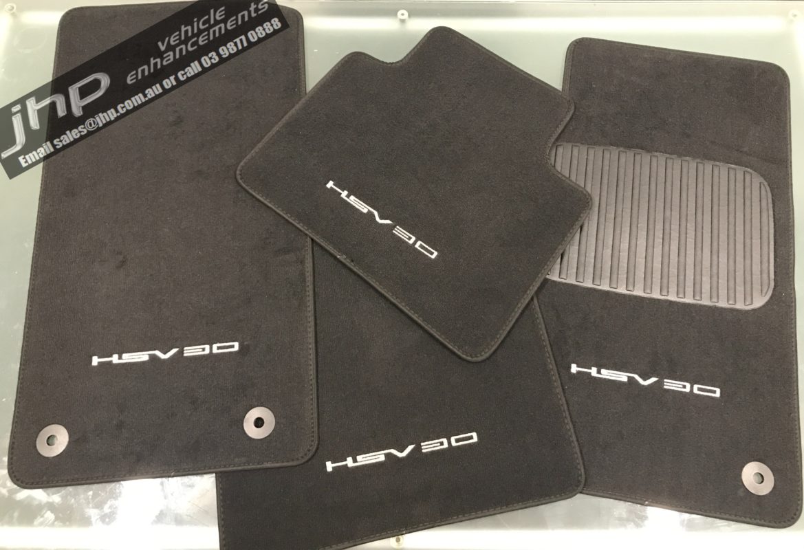 Genuine HSV GEN F2 "HSV 30" front & rear floor mat set JHP